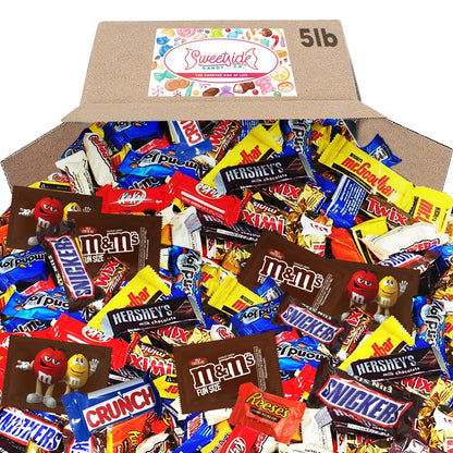 Chocolate Candy Variety Pack - Assorted Bulk Chocolate Mix - Movie Night Supplies, Mother's Day Gift, Snack Food Gift, Office Candy Assortment- Gift Bag for Birthday Party, Kids, College Students & Adults 6 Lb