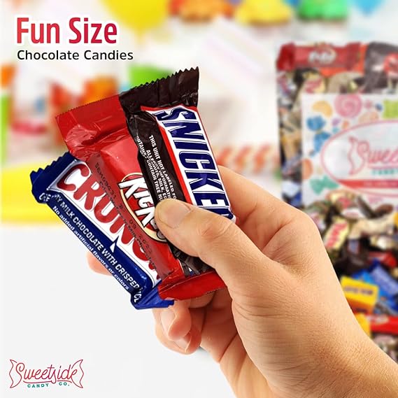 Chocolate Candy Variety Pack - 2 Lbs Assorted Bulk Chocolate Mix - Movie Night Supplies, Easter, Holiday Candy, Snack Food Gift, Office Candy Assortment - Gift Bag for Birthday Party, Kids, College Students & Adults (2 LBS)