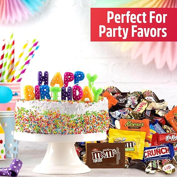 Chocolate Candy Variety Pack - Assorted Bulk Chocolate Mix - Movie Night Supplies, Mother's Day Gift, Snack Food Gift, Office Candy Assortment- Gift Bag for Birthday Party, Kids, College Students & Adults 6 Lb