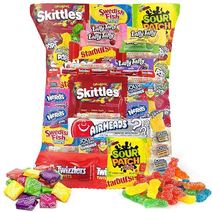 CANDY VARIETY PACK - 6 Lbs Assorted Classic Candy Mix - Bulk Mother's Day Candy Care Package