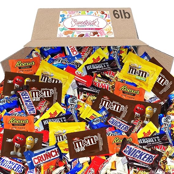 Chocolate Candy Variety Pack - Assorted Bulk Chocolate Mix - Movie Night Supplies, Mother's Day Gift, Snack Food Gift, Office Candy Assortment- Gift Bag for Birthday Party, Kids, College Students & Adults 6 Lb